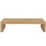 Messina Teak Rectangle Outdoor Coffee Table 33 In. W X 15.5 In. H - Image 7
