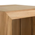 Messina Teak Square Outdoor Side Table 19. 25 In. W X 2 2.5 In. H - Image 7