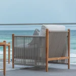 Pacifica Teak Outdoor Lounge Chair - Image 7