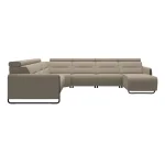 Stressless® Emily Steel 2 seater + Corner + 2 seater + Long Seat (M) (with 1 Power seat)