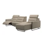 Stressless® Emily Steel 2 seater + Center + Long Seat (M) (with 1 Power seat) - Image 3