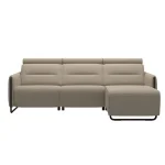 Stressless® Emily Steel 2 seater + Long Seat (M) (with 1 Power seat)