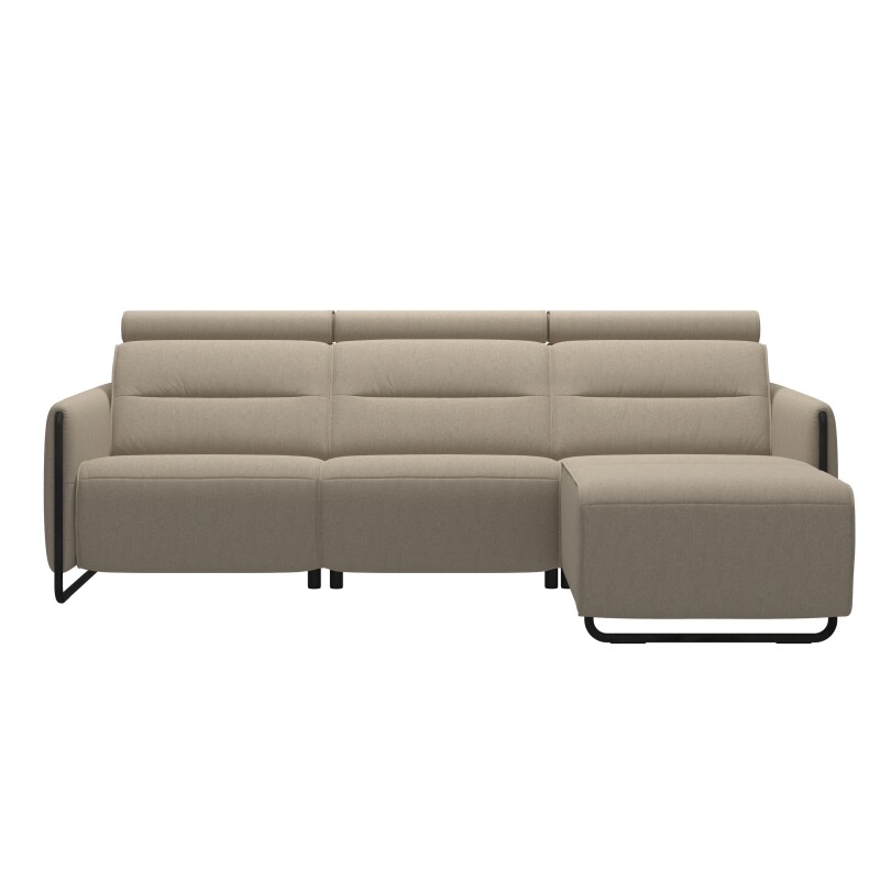 146986557981451-103290349 Stressless® Emily Steel 2 seater + Long Seat (M) (with 1 Power seat) - Image 1