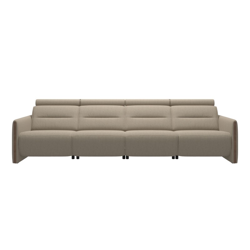 Stressless® Emily Wood 4 seater (with 2 Power seats)