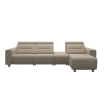Stressless® Emily Wide arm 2 seater + Center + Long Seat (M) (with 1 Power seat)