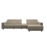 Stressless® Emily Wide arm 2 seater + Center + Long Seat (L) (with 1 Power seat)