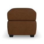 Hudson Leather Ottoman - Image 4
