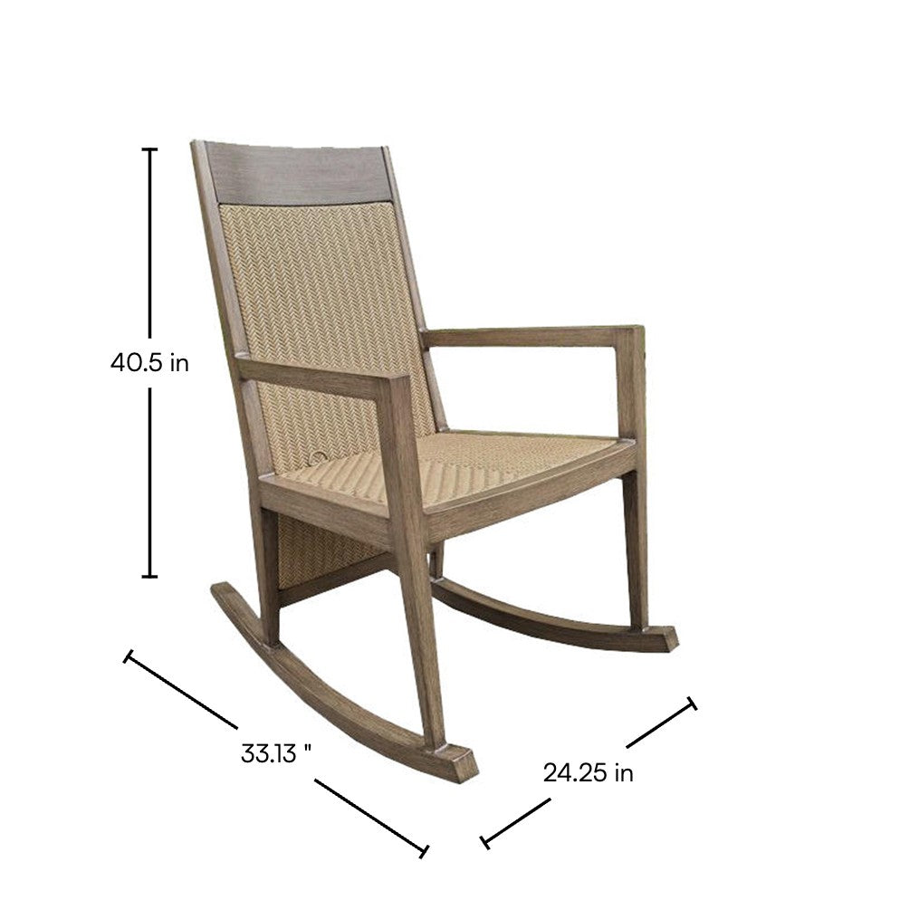 1484-105442197 Savannah Aluminum Rocker - Image 1