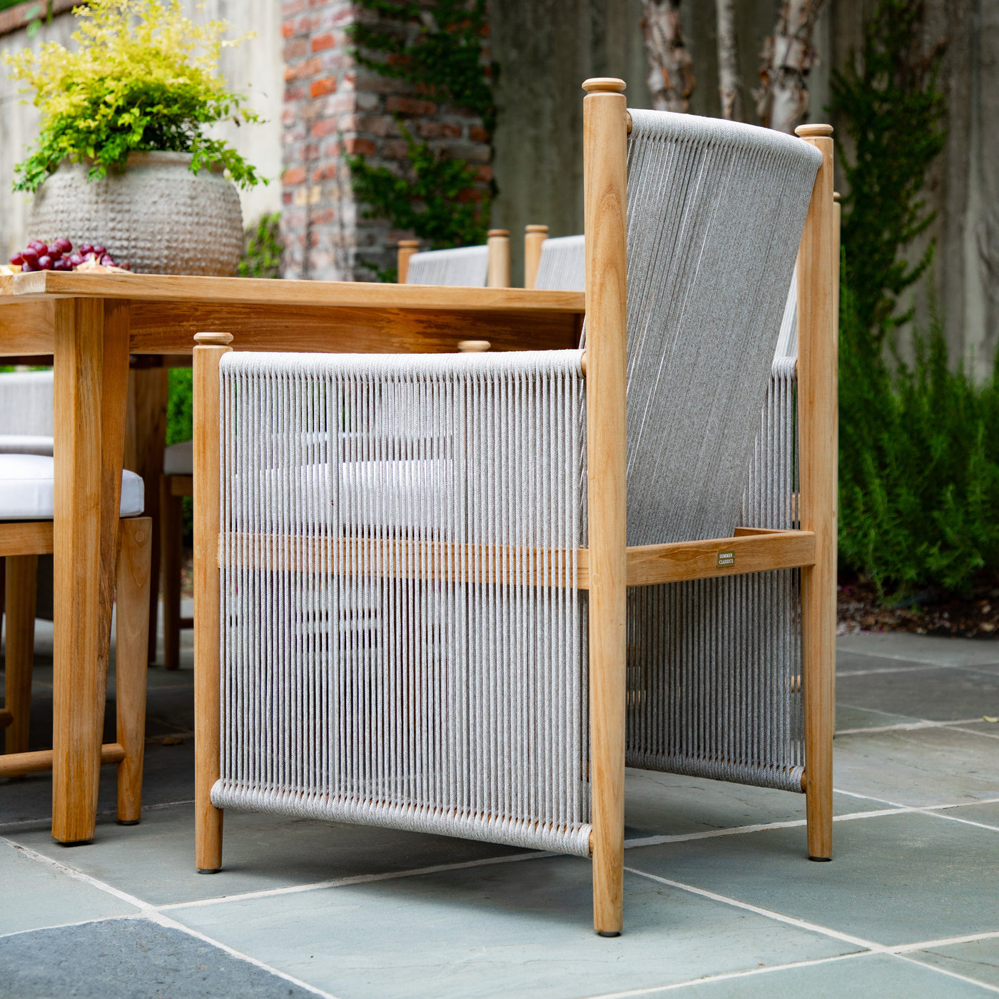 Pacifica Teak Outdoor Arm Chair
