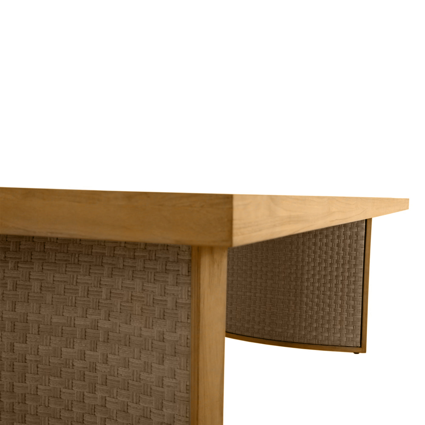 Laguna Teak Rectangle Outdoor Table 96 In. W X 30 In. H