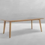 Madeira Teak Rectangle Outdoor Table 84 In. W X 30 In. H - Image 3