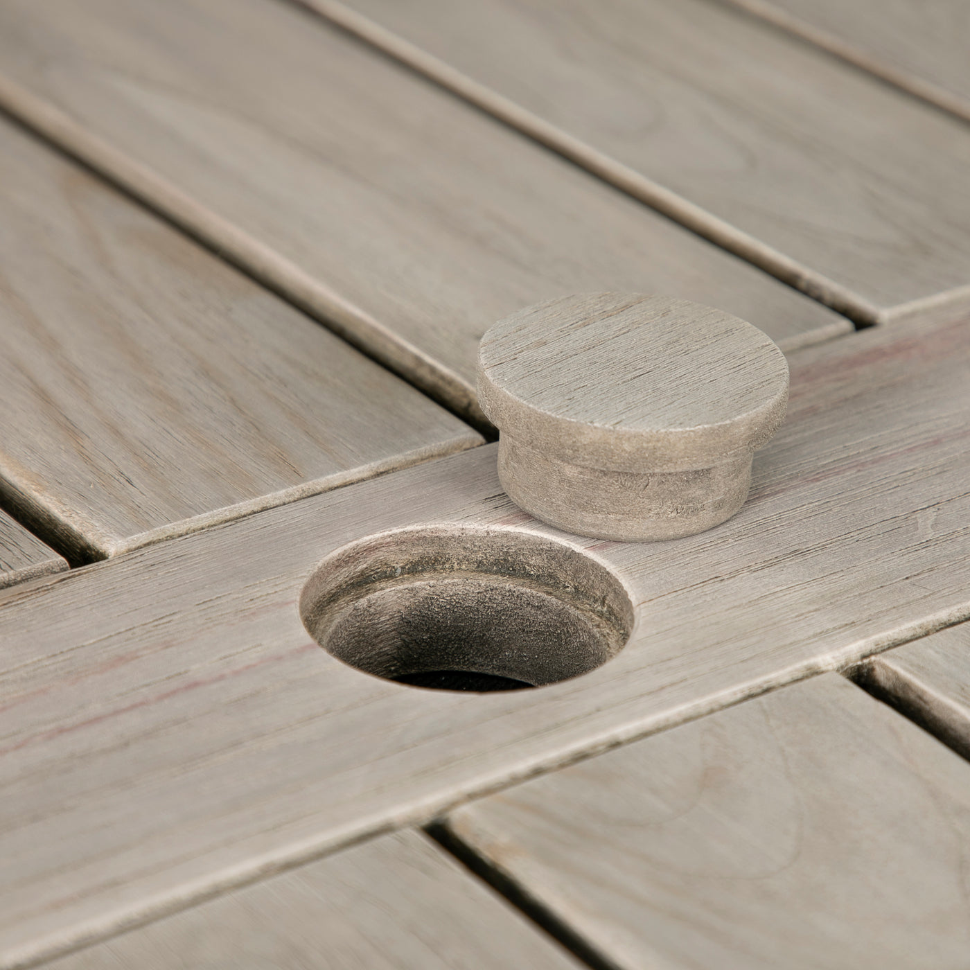Club Teak 54 In. Round Outdoor Table Top
