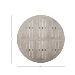 Club Teak 54 In. Round Outdoor Table Top - Image 4