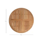 Club Teak 54 In. Round Outdoor Table Top - Image 6