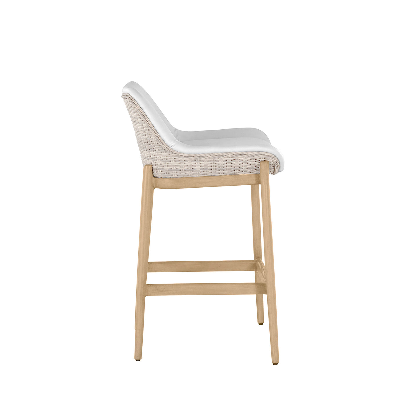 Palma N-dura Resin Wicker Outdoor Bar Stool 38.5 In.
