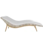 Palma N-dura Resin Wicker Chaise Lounge - Image 4
