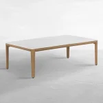 Palma Aluminum Rectangle Outdoor Nesting Coffee Table 47 In. W X 15 In. H - Image 3