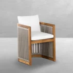 Avalon Teak Outdoor Arm Chair - Image 5