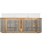 Avalon Teak Outdoor Sofa - Image 9