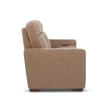 Dutch Leather Power Reclining Sofa with Console, Power Headrest, & Lumbar - Image 5