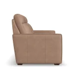 Dutch Leather Power Reclining Loveseat with Console, Power Headrest & Lumbar - Image 5