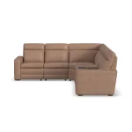 Dutch Leather Power Reclining Sectional - Image 4
