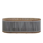 Avalon Teak Oval Outdoor Coffee Table
