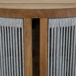 Avalon Teak Oval Outdoor Coffee Table - Image 9