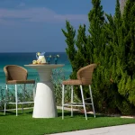 Bari N-dura Resin Wicker Outdoor Chaise Lounge - Image 3