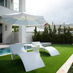 Bari N-dura Resin Wicker Outdoor Chaise Lounge - Image 4