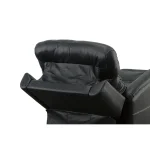 View Ocean Leather Power Swivel Recliner with Power Headrest - Image 8