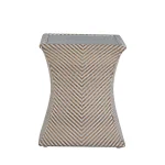 Bari N-dura Resin Wicker Outdoor Round Square End Table - Image 7