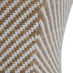 Bari N-dura Resin Wicker Outdoor Round Square End Table - Image 14