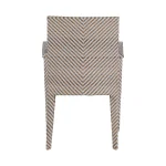 Bari N-dura Resin Wicker Stacking Arm Chair - Image 4