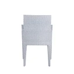 Bari N-dura Resin Wicker Stacking Arm Chair - Image 7