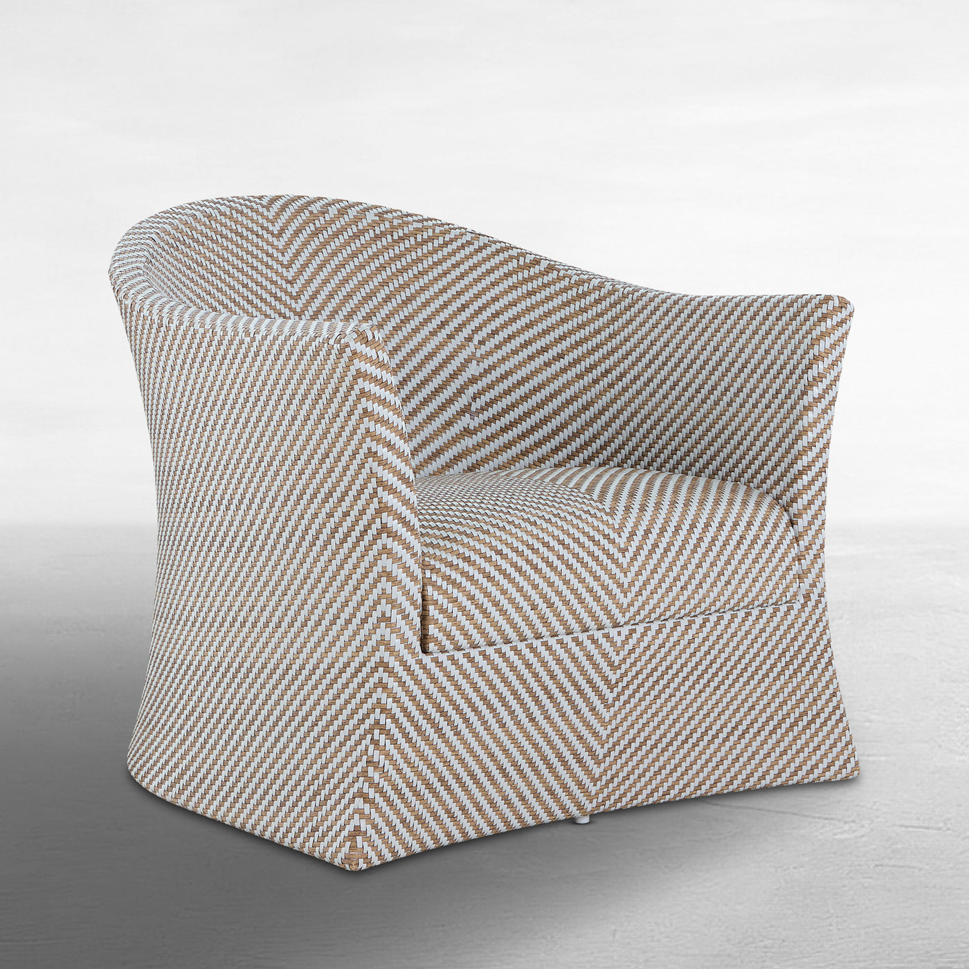 Bari N-dura Resin Wicker Swivel Lounge
