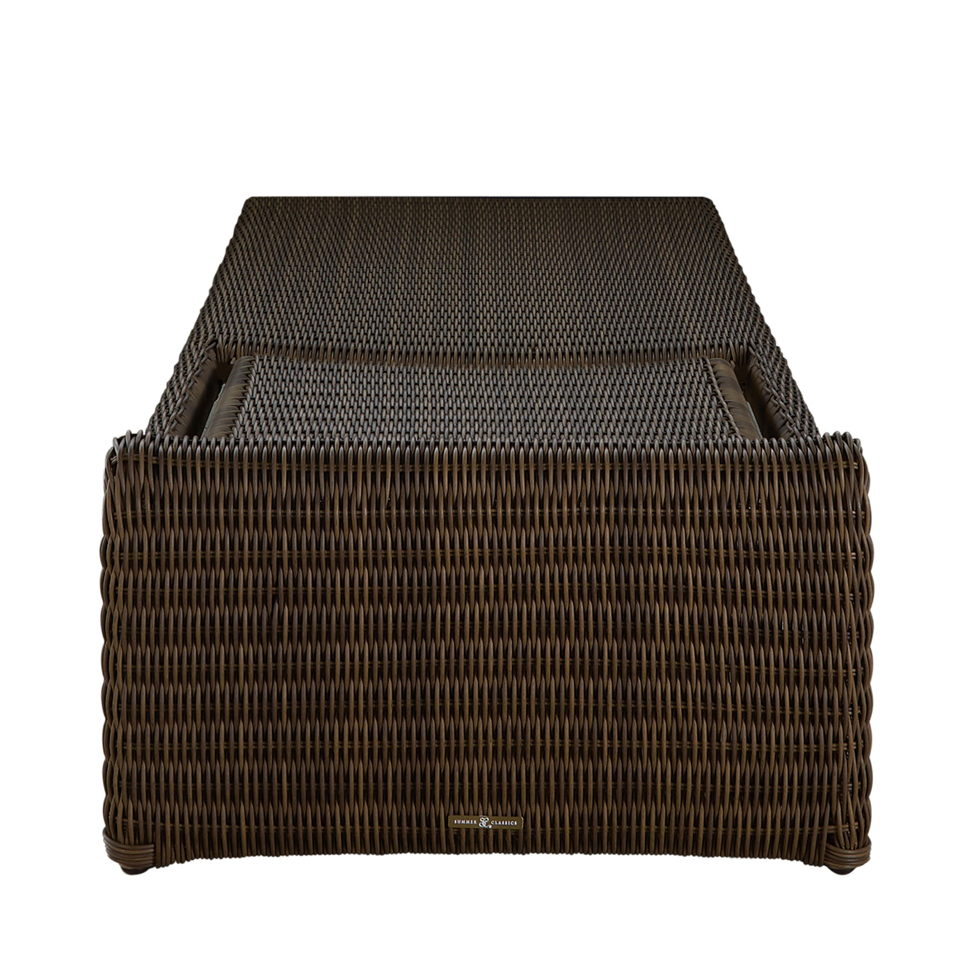 Como Resin Wicker Outdoor Chaise