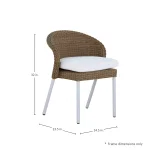 Dune Resin Wicker Stacking Side Chair - Image 8