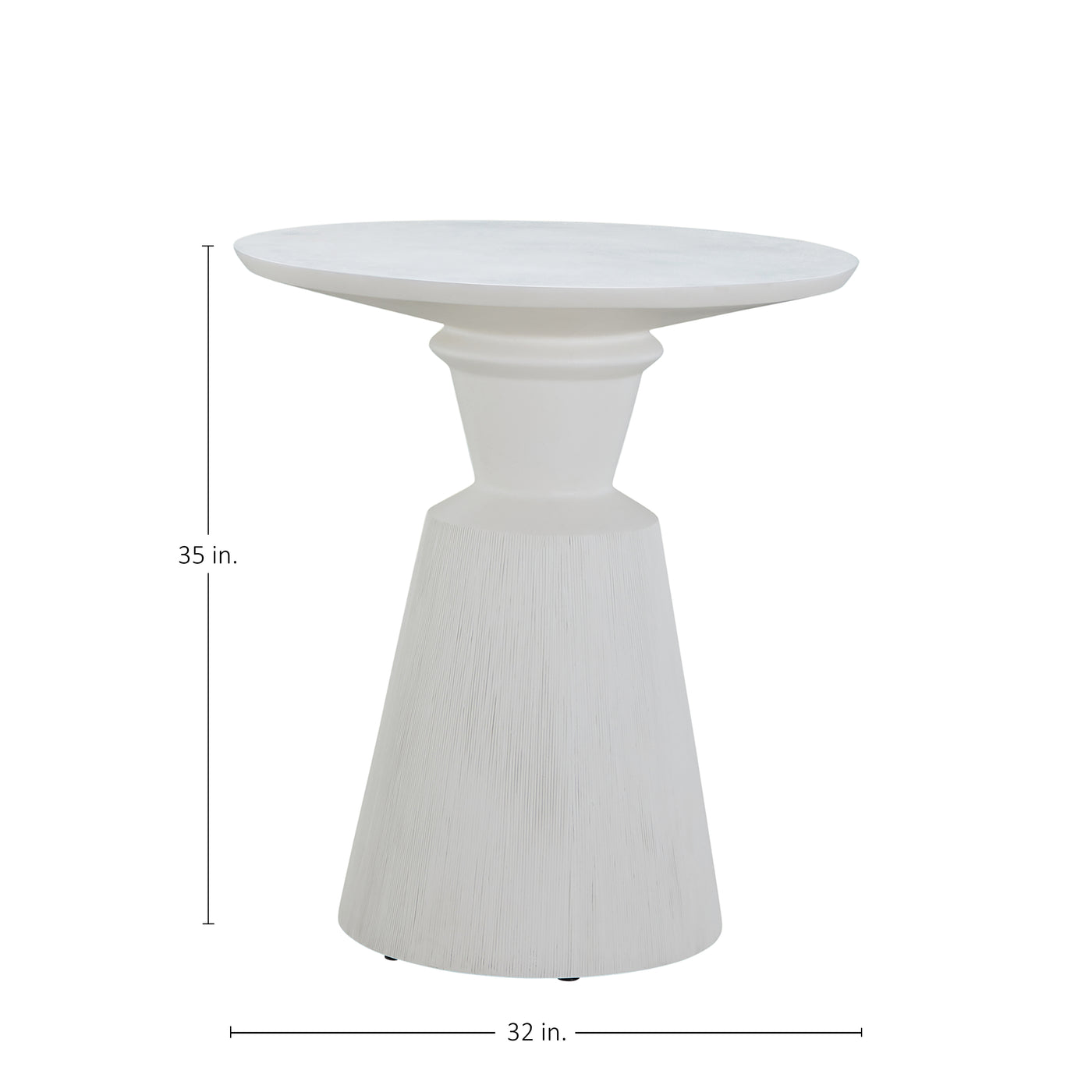 Fisher Cast Stone Counter Height Table