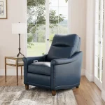 Elizabeth Sea Leather Power Recliner with Power Headrest - Image 3