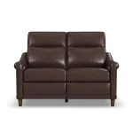 Elizabeth Brunette Leather Power Recliner with Power Headrest - Image 4