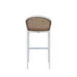 Havana Cane N-dura Resin Wicker Small Barstool - Image 4