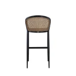 Havana Cane N-dura Resin Wicker Small Barstool - Image 12