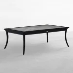 Bermuda Aluminum With Porcelain Top Rectangle Coffee Table - Image 18