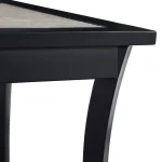 Bermuda Aluminum With Porcelain Top Square End Table