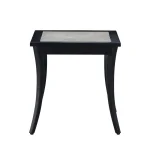 Bermuda Aluminum With Porcelain Top Square End Table - Image 11