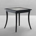 Bermuda Aluminum With Porcelain Top Square End Table - Image 13