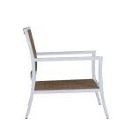Bermuda Aluminum And Cane Lounge - Image 10