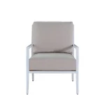 Bermuda Aluminum And Cane Lounge - Image 9