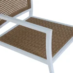 Bermuda Aluminum And Cane Lounge - Image 22